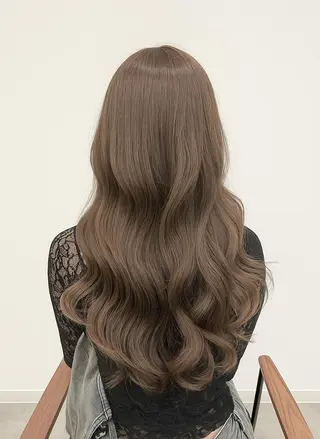 ロング カラー 淵野辺カラーモデル 募集🌼畔上のヘアスタイル