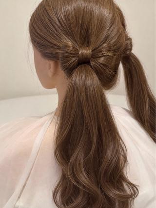 ロング ヘアアレンジ KURIAハイトーン /ピンクカラー/ボブのヘアスタイル