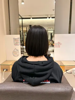 ミディアム 玉田 千智のヘアスタイル