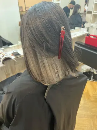 ミディアム ブリーチ特化 梅田本多翔のヘアスタイル