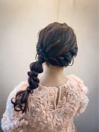 ヘアアレンジ hair make もりした ゆうのヘアスタイル