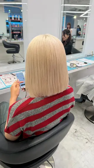 ミディアム ♡ダブルカラー特化♡ miyuのヘアスタイル