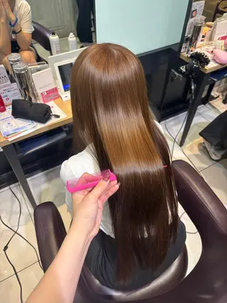 ロング カラー 透明感ダブルカラー/ レイヤー💕miyuのヘアスタイル