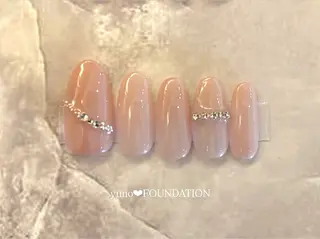 ネイル yuno❤︎ FOUNDATIONのネイルデザイン