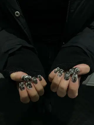 ネイル うの 韓国ﾈｲﾙ໒꒱⋆⭒˚のネイルデザイン