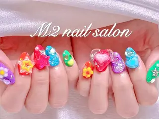 ネイル 長さだし専門店 M2 rikaのネイルデザイン
