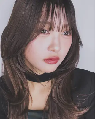 ロング レイヤーカット|高崎 |艶カラー|剣持友希のヘアスタイル
