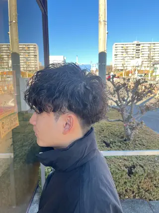 ショート パーマ メンズ 北川 寛之✨メンズパーマ✨のヘアスタイル