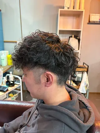 パーマ メンズ 高橋 知輝のヘアスタイル