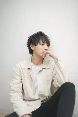 カラー メンズ DILGA LINK Rioのヘアスタイル