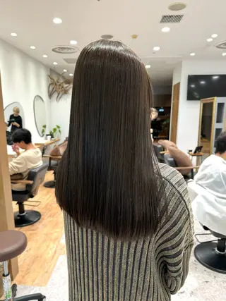 セミロング 透明感/オリーブ /わがつまこうすけのヘアスタイル