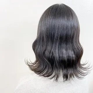 ミディアム カラー ヘアアレンジ マツエク・マツパ ダブルカラー｜ なおき｜池袋美容師のヘアスタイル