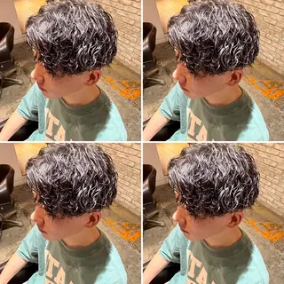 カラー パーマ メンズ メンズパーマ特化 店長望月謙二郎のヘアスタイル