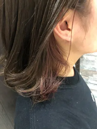 ミディアム カラー NAKAGAWA YUICHIのヘアスタイル