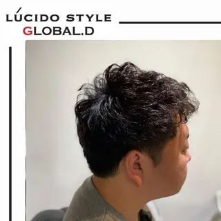 ショート パーマ メンズ ✂︎ショート、ボブ、 レイヤー🩵YUMIのヘアスタイル