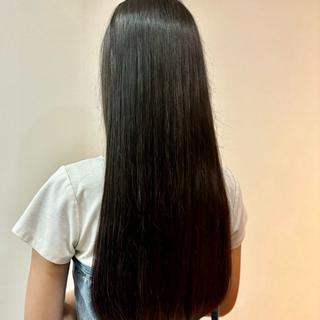 ロング 沖野 愛恵のヘアスタイル