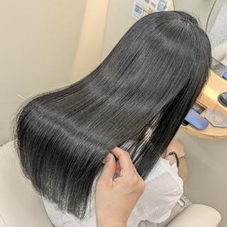 🌻 銀座水素ケア 🌻 只腰 花のヘアスタイル