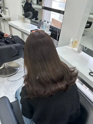 セミロング rio🧚🏻♀️ 暖色/グレージュのヘアスタイル