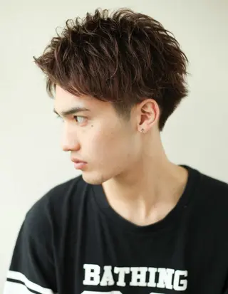 ショート メンズ 縮毛/髪質改善🌈 川井雄太のヘアスタイル