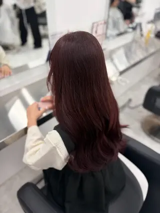 カラー girlな暖色ヘア 🪽🫧ハルナ🎀のヘアスタイル