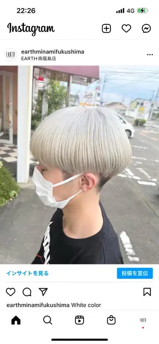 ショート 下條 真のヘアスタイル