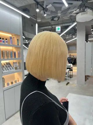 カラー 🌸ムラ修正/ ブリーチゆずな 🌸のヘアスタイル