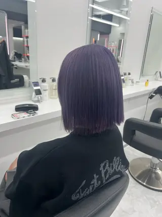 ショート カラー 💖似合わせカラー ブリーチ💖レイヤーのヘアスタイル