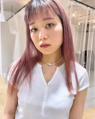 ロング サトウ ナナのヘアスタイル
