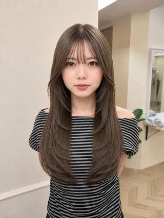 ロング ヘアアレンジ 🫧レイヤー／透明感 🫧Ryuseiのヘアスタイル