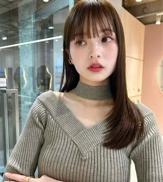ロング カラー 髪質改善/透明感 カラー/吉田光佑のヘアスタイル