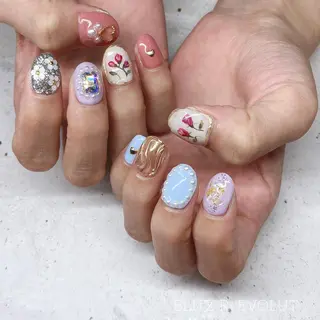 ネイル ☁️BLITZ 🎀笠原雪音🎀のネイルデザイン