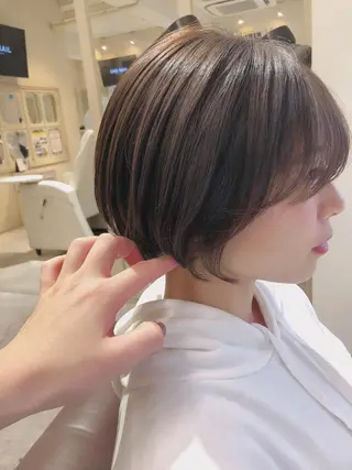 ショート ボブ/パーマ 古家 佑真のヘアスタイル