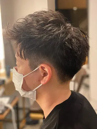 メンズ unopulir 景山 凌のヘアスタイル