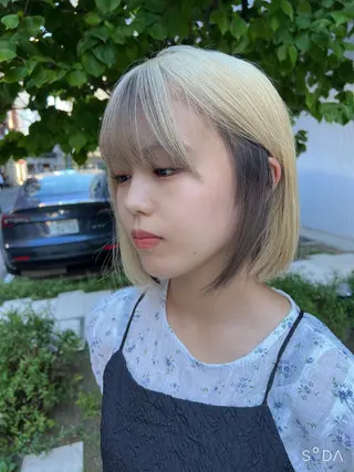 ショート カラー 💎透明感カラー特化 💎TAISEIのヘアスタイル