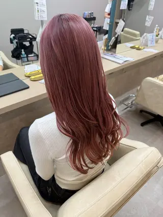 ロング カラー りん/ハイトーン💖 🌈髪質改善✨️浜松のヘアスタイル