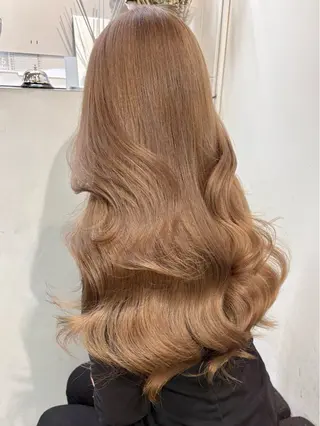 ロング カラー 🧸艶々韓国ヘア 🧁mizunaのヘアスタイル