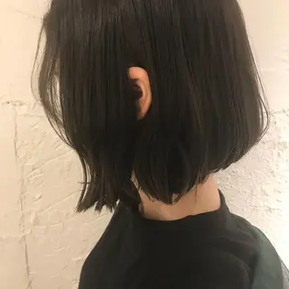 ショート カラー パーマ 【体験】韓国 メイク&ヘア天神のヘアスタイル