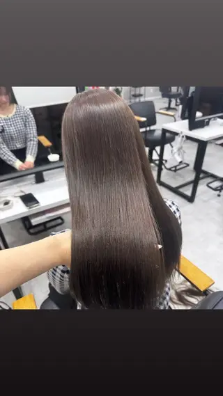 ロング 縮毛矯正\髪質改善 🫧拓都のヘアスタイル