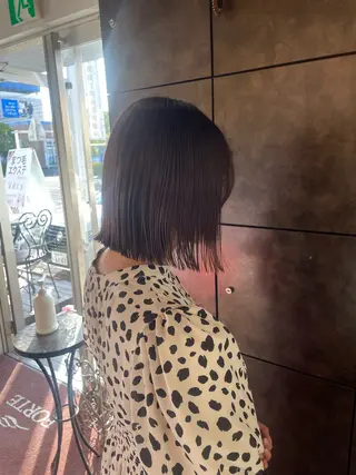 ミディアム カラー 🤎韓国ヘア ベージュ まゆか🤎のヘアスタイル