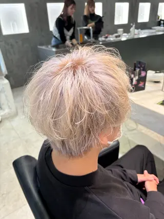 メンズ 大人カラー✳︎ボブ 横関由美のヘアスタイル