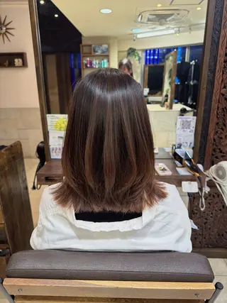 ミディアム 髙橋遥 池袋 /レディースカットのヘアスタイル