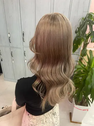 ロング カラー 町田ブリーチ特化 MANATOのヘアスタイル