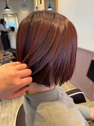 ミディアム カラー マンツーマン施術/ ダブルカラー/アリサのヘアスタイル