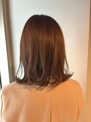 ミディアム うしだ かおるのヘアスタイル
