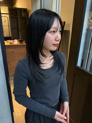 ロング カラー fubuki🪷 似合わせカットカラーのヘアスタイル