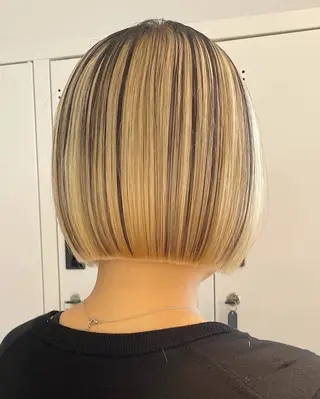 ショート カラー ボブ/レイヤーカット 縮毛矯正/コウキ新宿のヘアスタイル