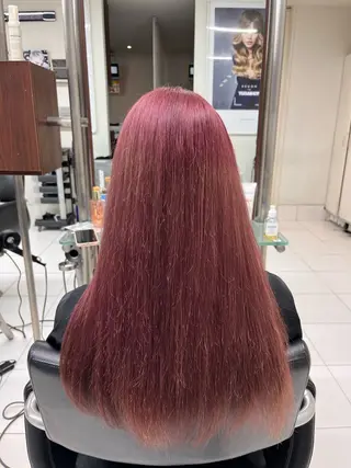 ロング カラー 小野 達己のヘアスタイル