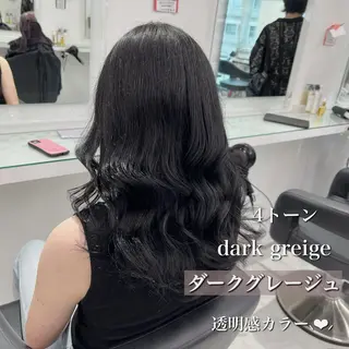 ロング カラー 透け上品ハイトーン 職人ゆうと🤍のヘアスタイル