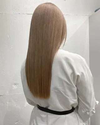 ロング カラー ヘアアレンジ ササキカズマ〻透明感 〻色落ち〻赤み消しのヘアスタイル