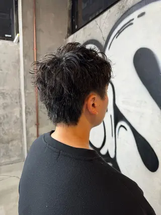 ショート パーマ メンズ 【モデル大募集🔥】 kearny錦糸町のヘアスタイル